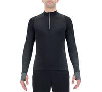 UYN Maglia Running Exceleration Zip-Up - Mezza Zip, Interno in Pile, FLEXY RIBS e Tecnologia TERRY AIRCELL, Vestibilità Regular