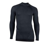 UYN Fusyon Underwear Maglia Intima Termica Lana Merino, Uomo, Black/Anthracite/Anthracite, L/XL