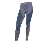 UYN Man Ambityon UW Pants Long Melange Ambityon Calzamaglia Lunga da Uomo Melange, Uomo, Black Melange/Atlantic/Orange Shiny, XXL
