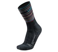 UYN MAN BIOTREK Heavy Duty Socks (calzini da trekking per uomini), Black/Dark Olive, 45-47