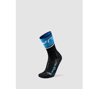 Uyn Calzini Lunghi Cycling One Light Black / Cobalt Blue