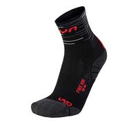 UYN Man Free Run Socks, Calze Da Corsa Uomo, Black/Red, 42-44