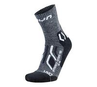 UYN Man Trekking Approach Merino Mid Socks Calze di Media Lunghezza da Trekking Uomo, Uomo, Anthracite/Black, 35/38