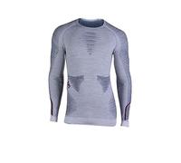 UYN Man UW Shirt LG_SL Ambityon Maglia Intima Manica Lunga da Uomo, White Melange/Avio/Bordeaux, L/XL