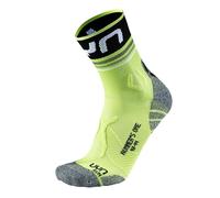 UYN Men Runner's One Short Socks Abbigliamento da Running Running Socks Green - Black 42-44