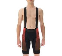 UYN O102006 Biking RACEFAST OW Short Pantaloncini Uomo Nero/Arancione S