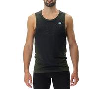 UYN O102346 Running EXCELERATION OW Sleeveless Gilet Sportivo Uomo Nero/Lime XL