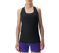 UYN O102352 Running EXCELERATION OW AERNET Sleeveless Gilet Sportivo Donna Nero/Ferro L