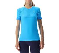 UYN O102370 WORKHARD OW Sh_SL_ T-Shirt Donna Danubio Blu XS