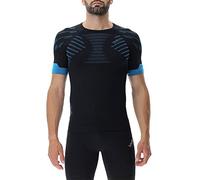 UYN O102376 Running ULTRA1 OW Sh_SL_ T-Shirt Uomo Nero/Atlantico/Atlantico M