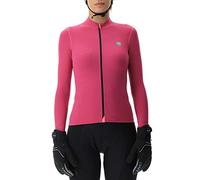 UYN O102428 Biking Lightspeed OW Long_SL T-Shirt Donna Fucsia/Nero XS
