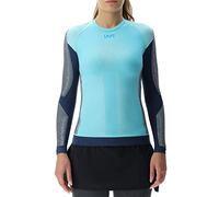 UYN O102431 Running PB42 OW Long_SL T-Shirt Donna Splendore Blu/Pavone L