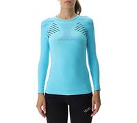 UYN O102476 Running ULTRA1 OW Long SL_ T-Shirt Donna Curaçao/Nero/Viola S