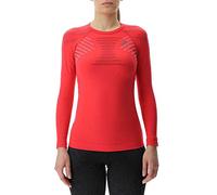 UYN O102476 Running ULTRA1 OW Long SL_ T-Shirt Donna Rosa Rossa/Lilla/Pavone XS