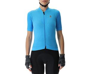 UYN O102665 Biking AIRWING OW Short_SL. T-Shirt Donna Turchese/Nero M