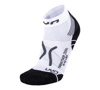 UYN Run Marathon Zero Lady, Calze Da Corsa Donna, bianco (White/Grey), 35/36