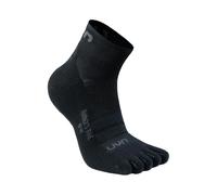 UYN Calze basse da corsa Runner's Five - Comfort, supporto e ventilazione High-12 - Nero 45-47