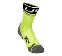 UYN Men Runner's One Mid Socks Abbigliamento da Running Running Socks Green - Black 42-44