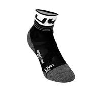 UYN Runner's One Short Calze Da Corsa Donna-Nero,Bianco