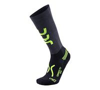 UYN S100070 RUN COMPRESSION FLY Calzini Uomo Antracite/Giallo Fluo 47