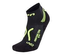 UYN S100072 RUN MARATHON ZERO Calzini Uomo Nero/Giallo Fluo 38