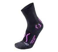 UYN S100109 TREKKING SUPERLEGGERA Calze Donna Antracite/Viola 38