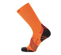 UYN S100254 RUN SUPER FAST MID Calzini Uomo Rosso-arancio 44