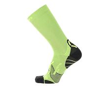 UYN S100254 RUN SUPER FAST MID Calzini Uomo Verde giallo 44