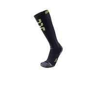 UYN Ski Evo Race Man Evo Race Calza Da Sci Uomo, Uomo, Anthracite/Green Lime, 35/38