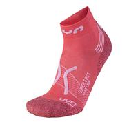 UYN Super Fast Calza Da Running Donna Calze, Donna, Coral/White, 37/38