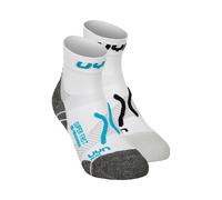 UYN Super Fast Calze Da Corsa Confezione 2 Donna-Bianco,Turchese