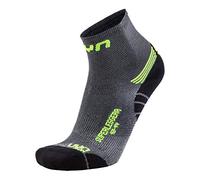 UYN Superleggera Calza da Running Uomo, Calze da Corsa, Silver/Yellow Fluo, 39/41