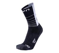 UYN Support Calza Da Ciclismo Uomo Calze, Uomo, Black/White, 42/44