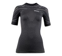 UYN T-Shirt da Running Alpha Coolboost con Tecnologia T-Hexagon, Piping Riflettente, Design Anatomico e Comfort Rinfrescante