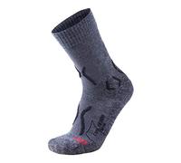 UYN Trekking/Outdoor, Calza Tecnica Per Trekking Uomo, grigio (Medium Grey Melange/Black), 39/41