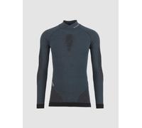 UYN Fusyon Underwear Maglia Intima Termica Lana Merino, Uomo, Orion Blue/Bordeaux/Pearl Grey, XXL