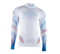 UYN U100203, Maglia Lunga Unisex-Adulto, Bianco-Rosso-Blu, XS