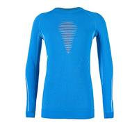 UYN Visyon, Maglia Intima Termica Unisex bambini, Blu (Cyan Blue/Orange Shiny/Lime), 8/9