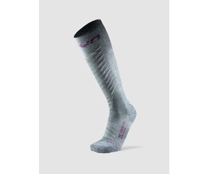 UYN X Calze Donna, Grigio/Viola, M Uomo