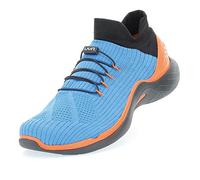 UYN Y100045-A465 City Running Black Sole Uomo, Blue/Orange EU 39