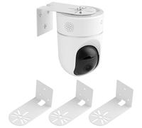 UYODM Confezione da 3 supporti adesivi da parete in metallo compatibili con Eufy Security Solo Indoor Cam E220 e P24, senza foratura VHB Stick On o installazione a vite, due modi di installare la