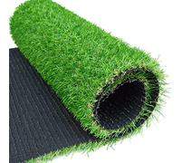 uyoyous Erba artificiale 1 m x 10 m erba artificiale tappetini realistici erba artificiale tappeto per interni ed esterni erba sintetica per animali domestici erba sintetica con fori di drenaggio per