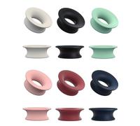 UYRVAPE 12pcs Accessori Mute Tappi, Accessori per Mute Style Pack per Una Riduzione del Rumore Extra di 5 Db Tappi per le Orecchie Ad Anello Silenziosi per Viaggio Casa Ufficio Biblioteca