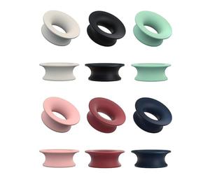 UYRVAPE 12pcs Accessori Mute Tappi, Accessori per Mute Style Pack per Una Riduzione del Rumore Extra di 5 Db Tappi per le Orecchie Ad Anello Silenziosi per Viaggio Casa Ufficio Biblioteca