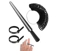 UYRVAPE 4 pezzi misurazione della misura dell'anello, misurare il diametro dell'anello e la dimensione del dito, dimensioni standard per Regno Unito, UE, Stati Uniti