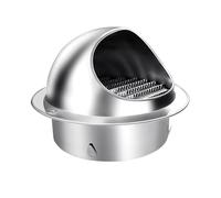 UYSELA Griglia di Ventilazione Acciaio Inox Griglia Ventilazione Tubo Cappa Griglia di Ventilazione Rotonda, Griglia Ventilazione Griglia Aerazione Tonda Tubo Cappa,120mm/4.7in