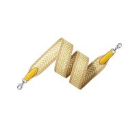 UYSSJTGAZ Cinghie for Borse a Tracolla Intrecciate for Donne, Parti di Larga for Accessori, Catene for(Yellow Silver Hook,100cm)