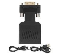 UYSTDMXKA Adattatore femmina HD Multimedia Interface a maschio VGA, convertitore HD 1080P con jack audio da 3,5 mm, per PC, laptop, proiettore, monitor, home theater e ufficio