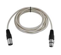 UYSTDMXKA Cavo microfonico XLR maschio-femmina, cavo audio professionale per microfono con terminali in rame privi di ossigeno, cavo XLR schermato ad alta densità per mixer audio da palco e (3 metri)