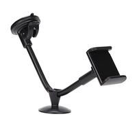 UYSTDMXKA LP - Supporto universale a ventosa per parabrezza di auto per telefono cellulare da 3,5-5,5 pollici, compatibile con smartphone e tablet, ventosa adesiva in PU riutilizzabile con d